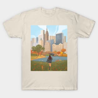 Fall in New York city T-Shirt